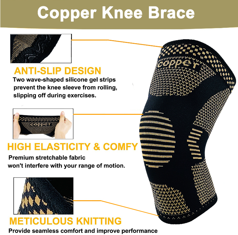 Copper Ion Knee Pad Image 3