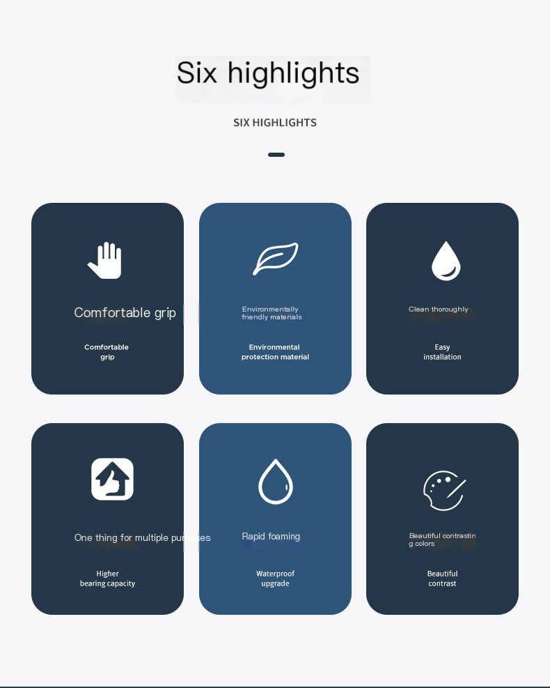 Scandinavian Handle Sponge Cleaning Brush - Blue