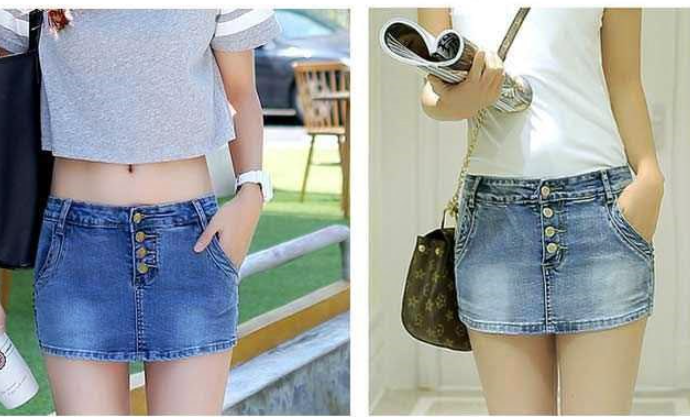 Denim Shorts Image 2