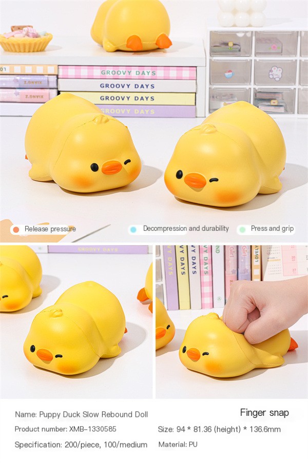 Cheese Puppy Cake Brinquedo de Rebote Lento