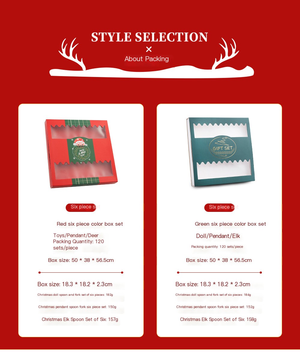 Christmas Spoon Set 4