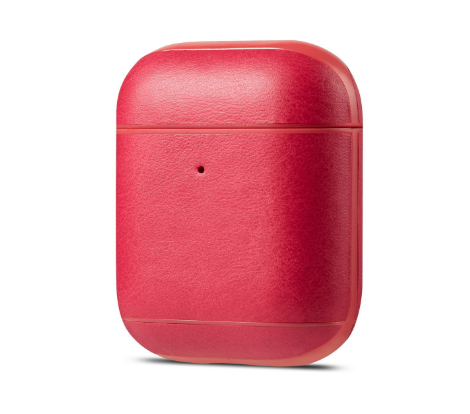 Leather Bluetooth Earphone Case - Green