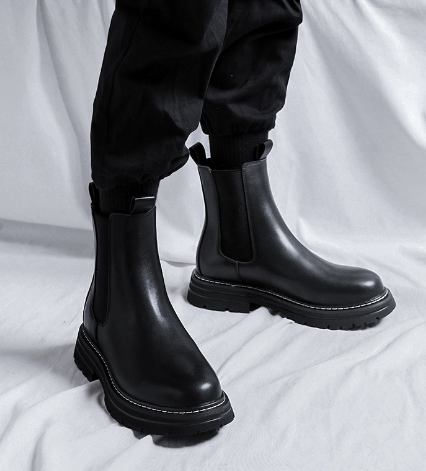 Simple Apricot Fashion Boot Sleeve Short Image 2
