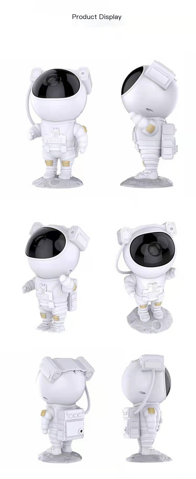 Astronaut Starry Sky Projector Lamp in Action