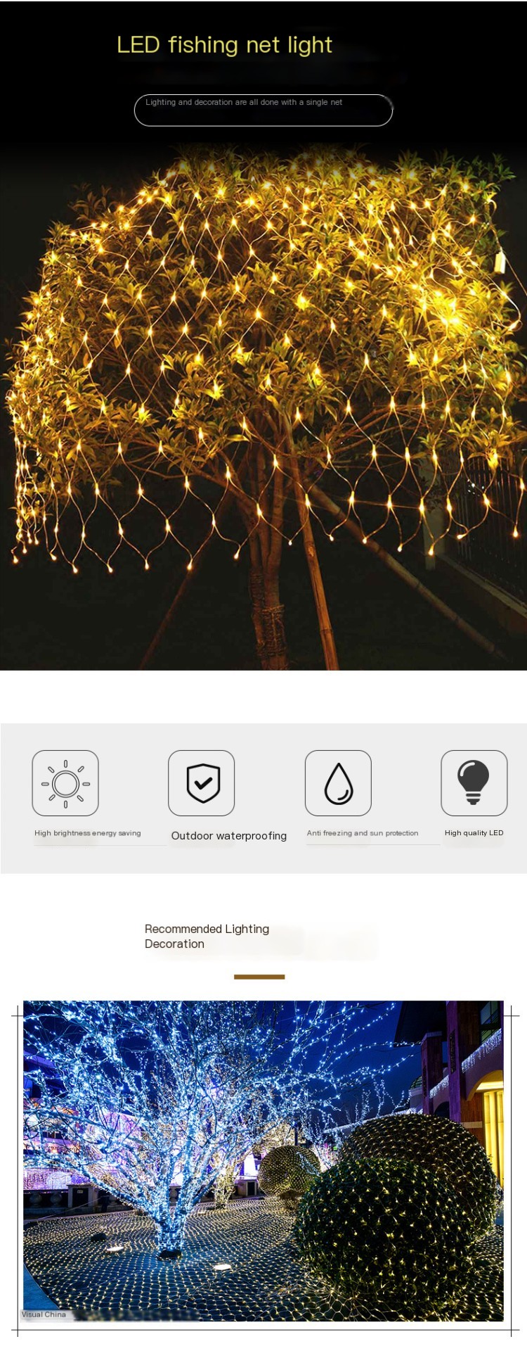 LED Fishing Net Lights