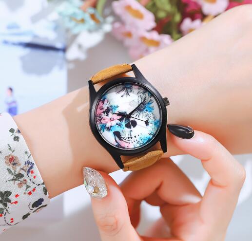 Women Watch Flower Face