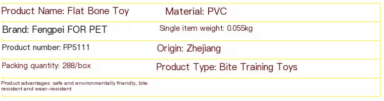 PVC Transparent Flat Bone