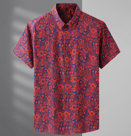 Chemise à petites fleurs - Detail View