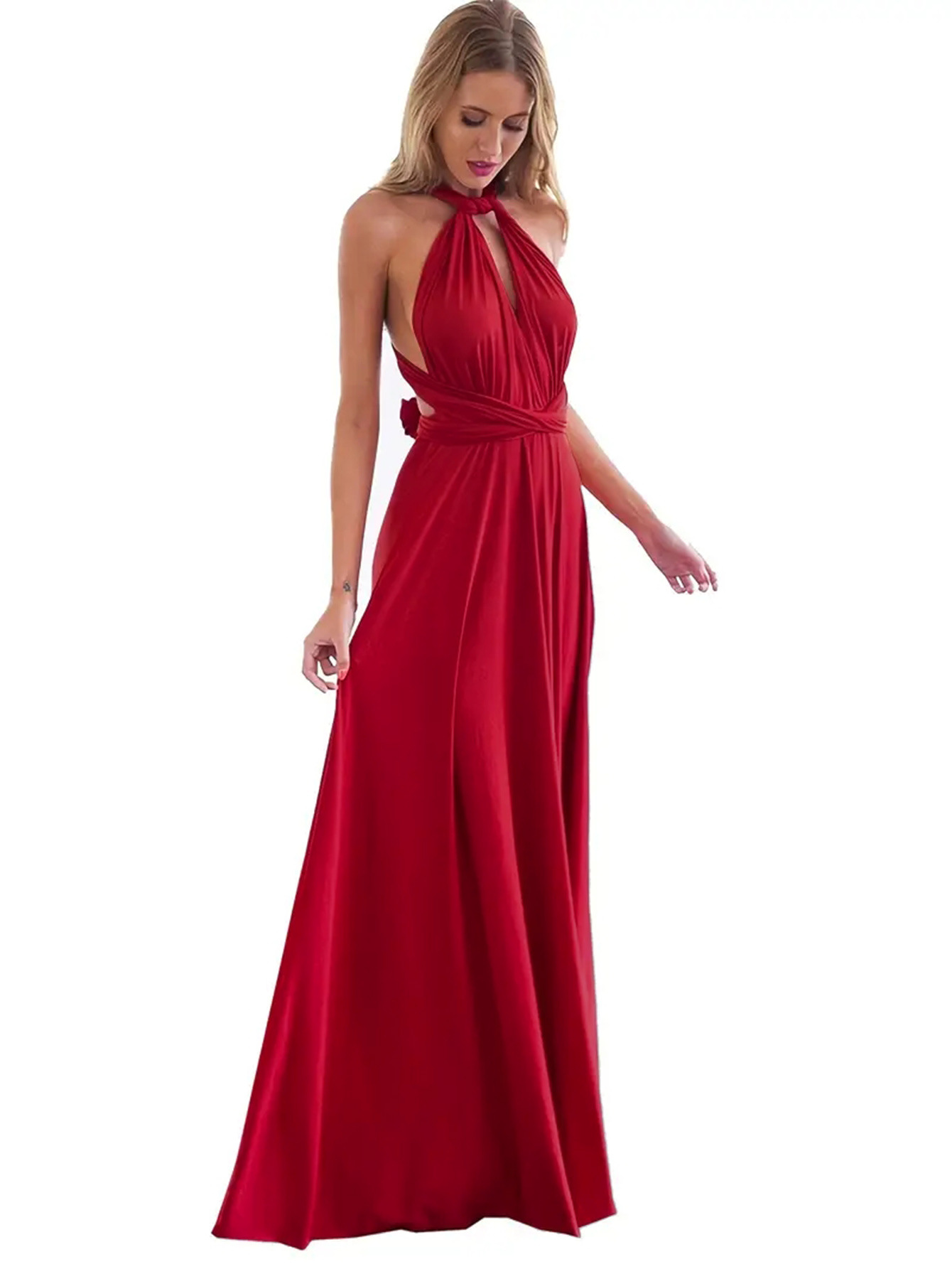 Dress detail showing back view