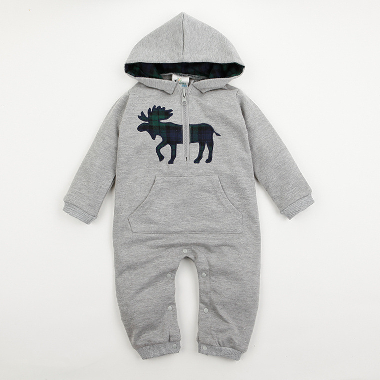 Adorable children's hooded suit