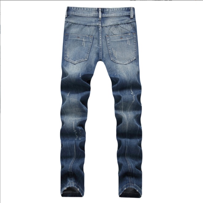 Buttoned Denim Pants