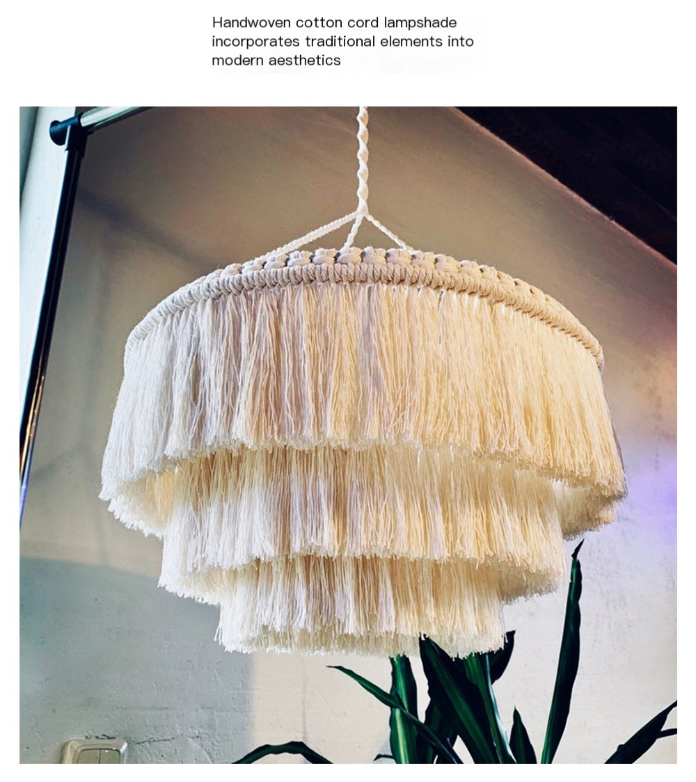 Macrame Hanging Lamp Image 8