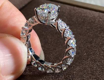 Moissanite Ring Image 1