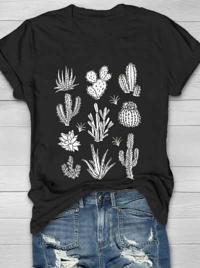 WOLFF Vintage Blumen T-Shirt in Action