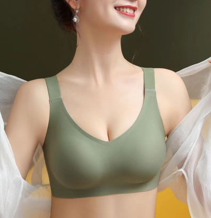 Seamless Latex Jelly Bra Image 1
