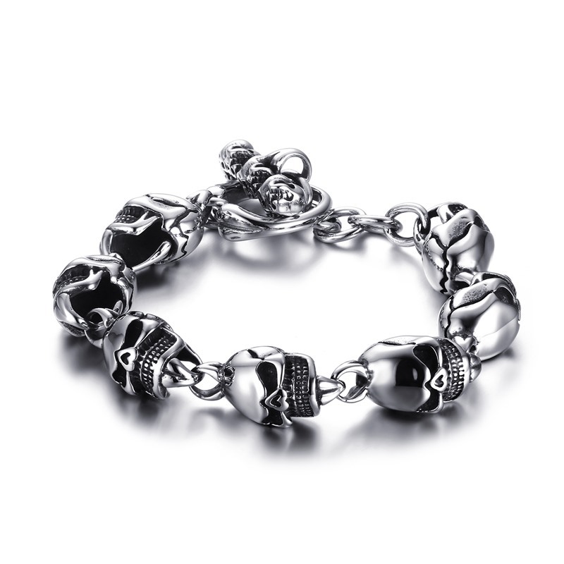 Punk Style Skull Bracelet