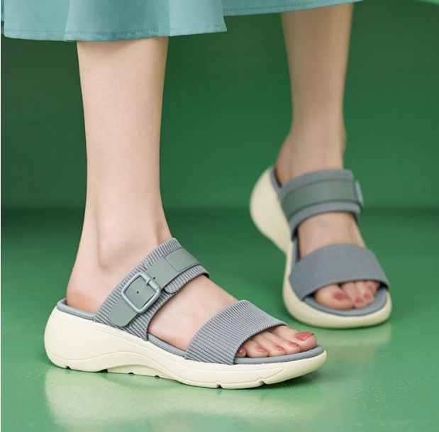 Wedge Heel Slippers 3