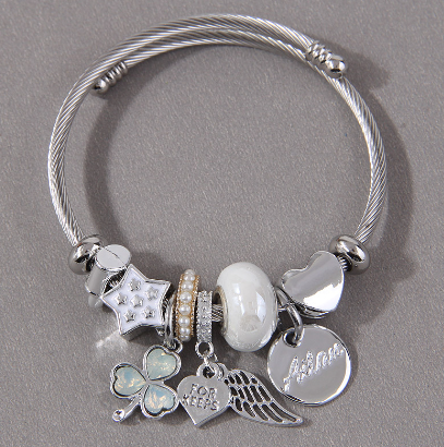 Adjustable Titanium Bracelet - Black