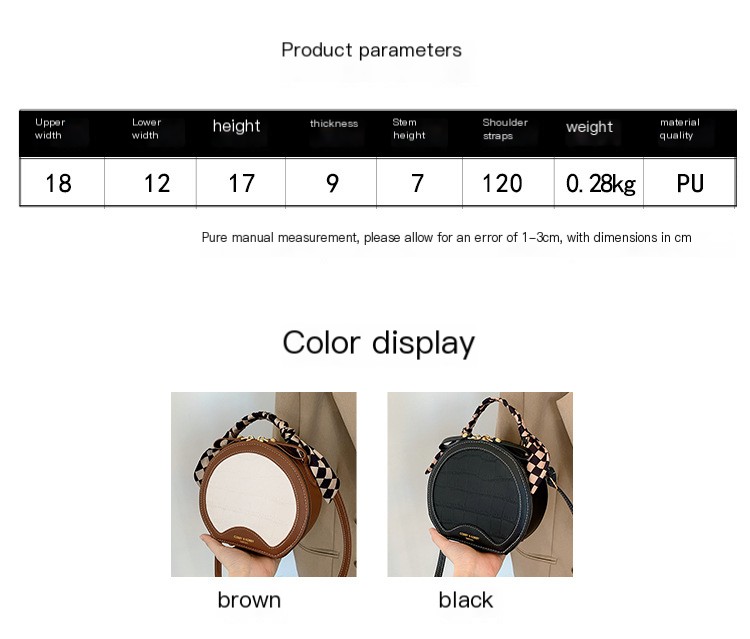 Crocodile Pattern Shoulder Bag 1