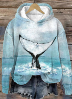 Women's Hooded Coat Sweatshirt 1