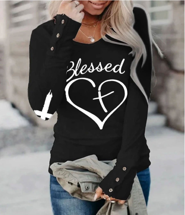 Trumpet Sleeve T-Shirt Back