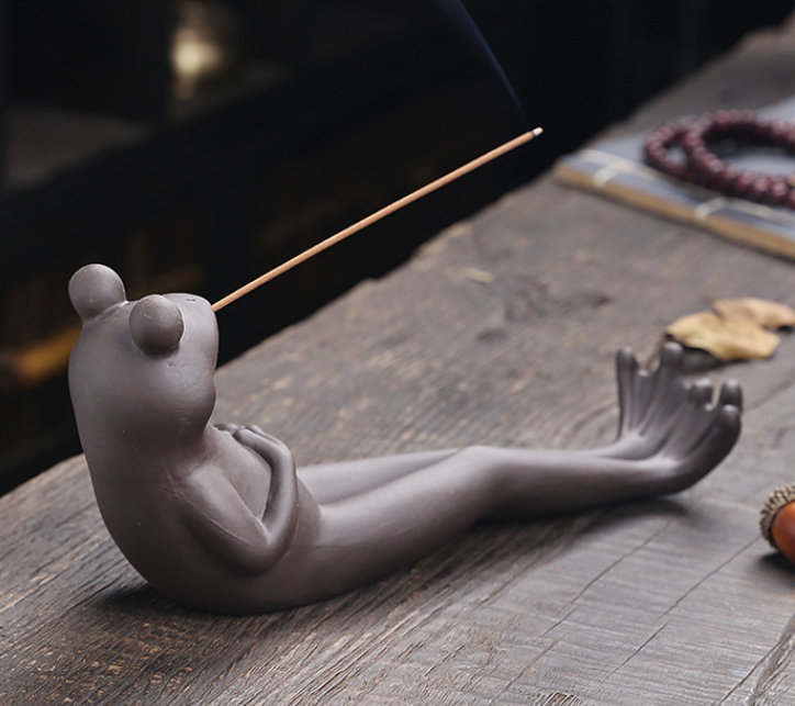 Zen Toad Incense Holder Image 2