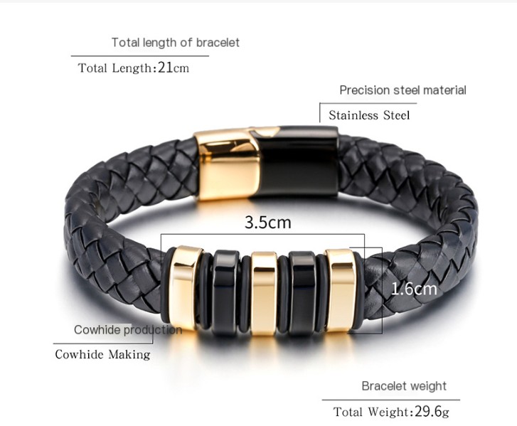 Papazy Choice Personalized Men's Bracelet Detail