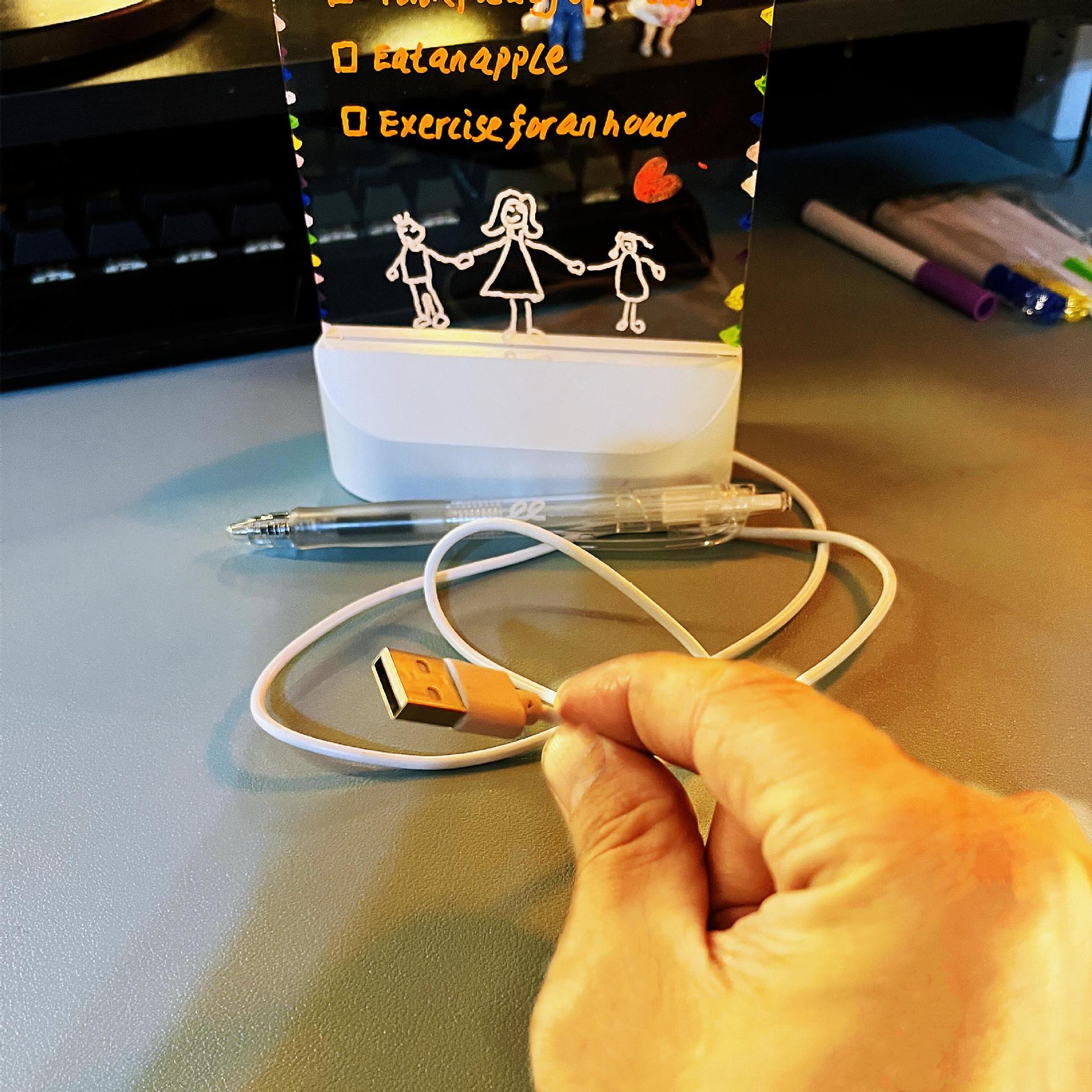 Fluorescent Digital Alarm Clock