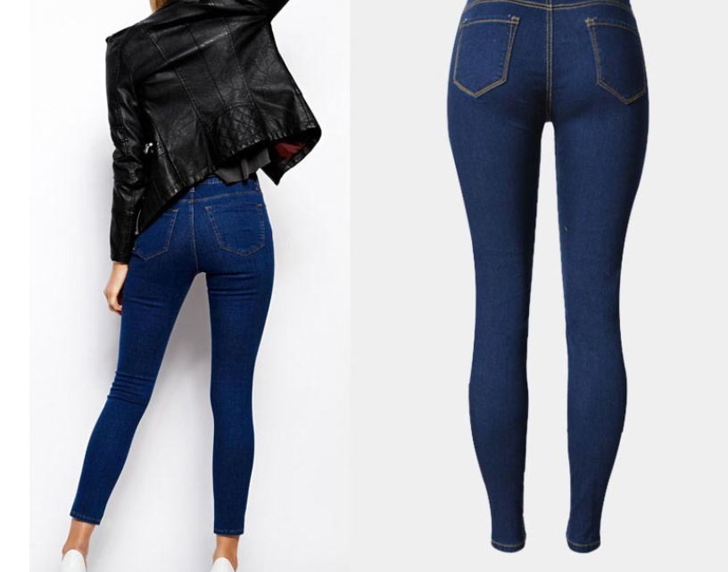 Cotton shot denim texture