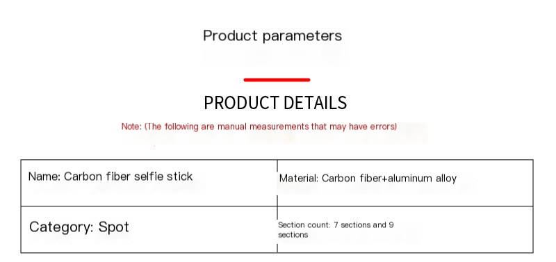 Carbon Fiber Rod Set
