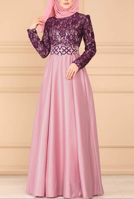 Lace Patchwork Dress Image 1