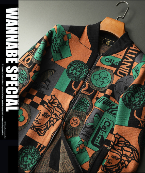 Men's Digital Printed Jacket Image 4