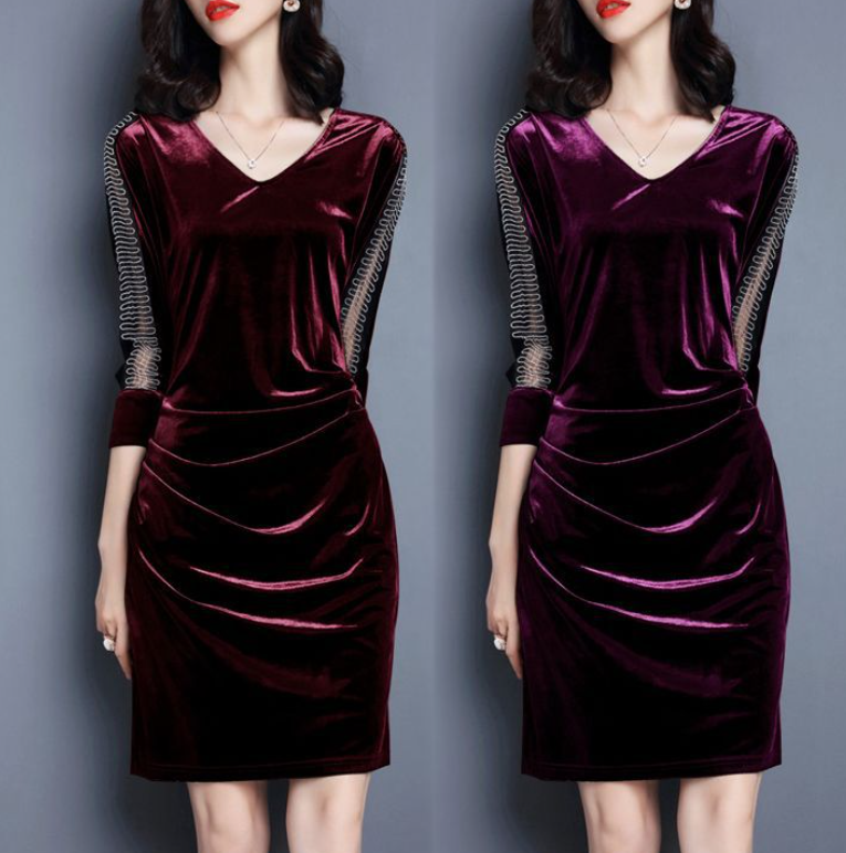 Vintage Velvet Dress 4