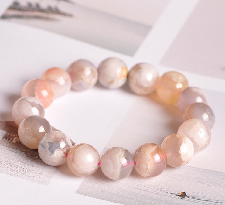Sakura Agate Bracelet