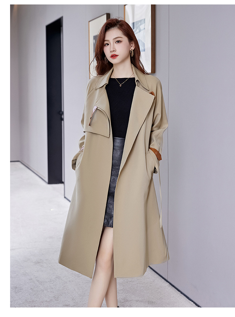 Women's Patchwork Coat Image 8