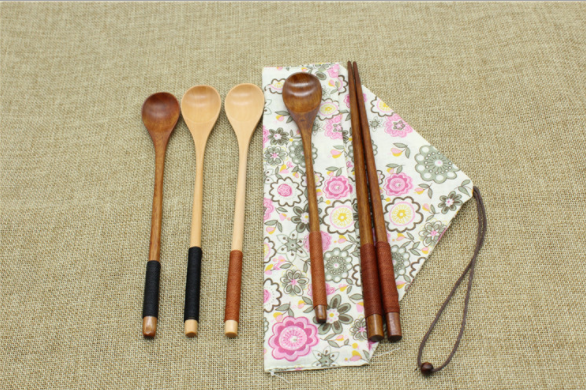 Wooden Stirring Spoon Image 1