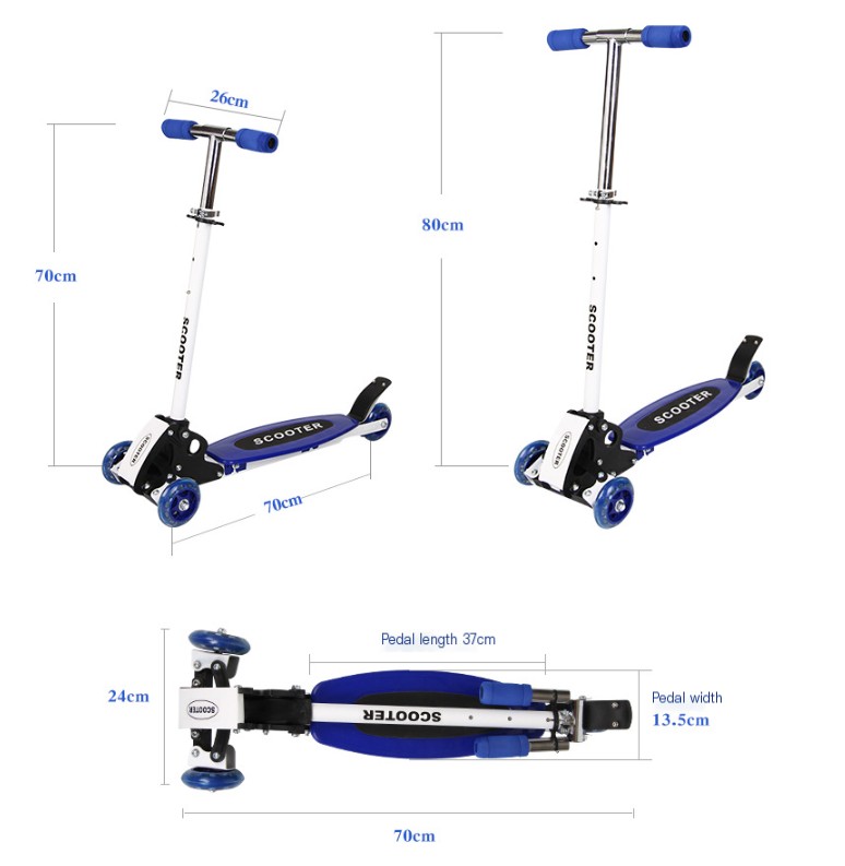 Foldable Children's Skateboard 1