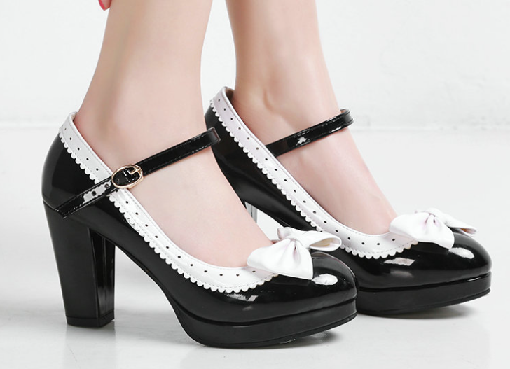 Lolita Butterfly Shoes - Pink