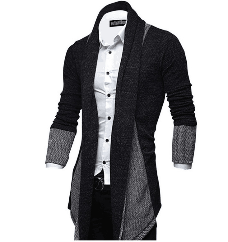 Cardigan in Dark Grey