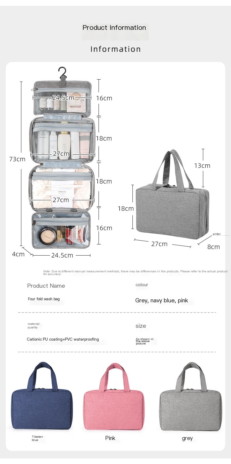 Travel Toiletry Bag Image 3