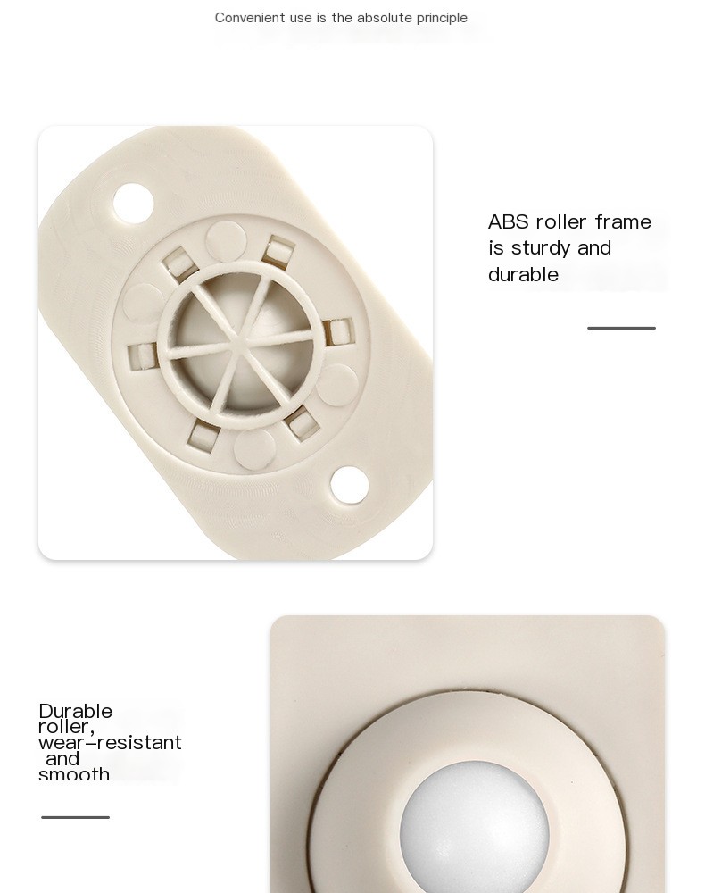 Easy installation of Universal Ball Caster Wheels