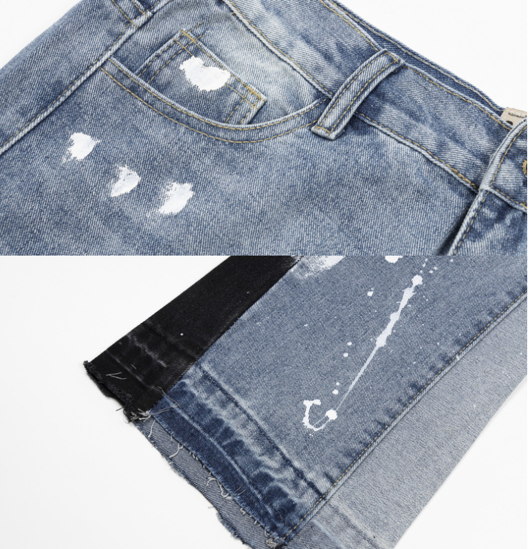 Distressed Straight-Leg Jeans 6