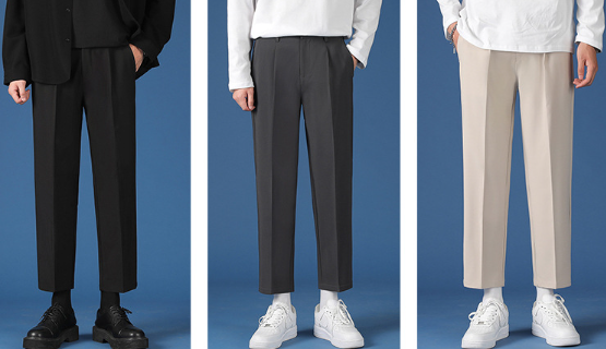 Viral Non-Ironing Pleated Trousers