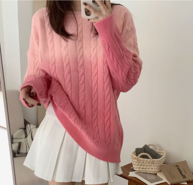 Contrast Dye Gradient Sweater