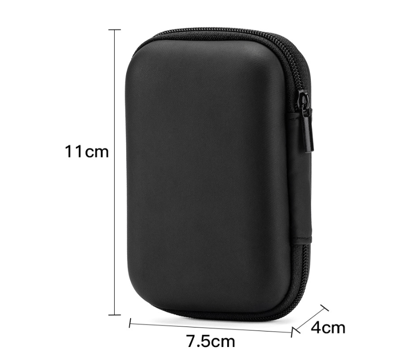 Eva bag earphone storage bag digital electronic product storage box mobile hard disk box power cable zipper bag