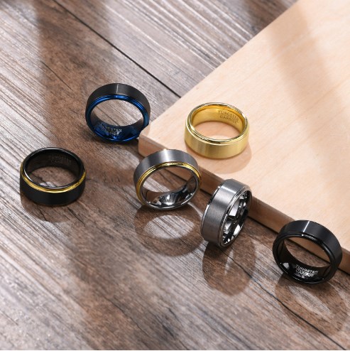 Bague en acier tungstène