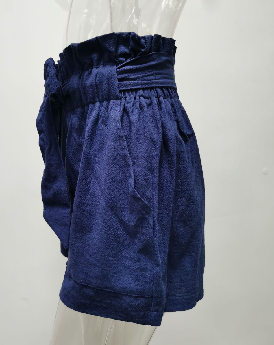 Wide-leg High Waist Shorts Image 2