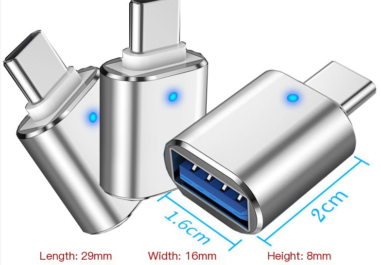 USB 3.0 to Type-C OTG Adapter Colors
