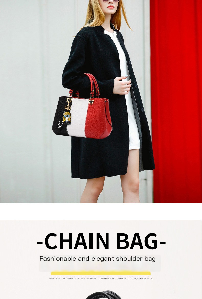 Large Handbag in Claret