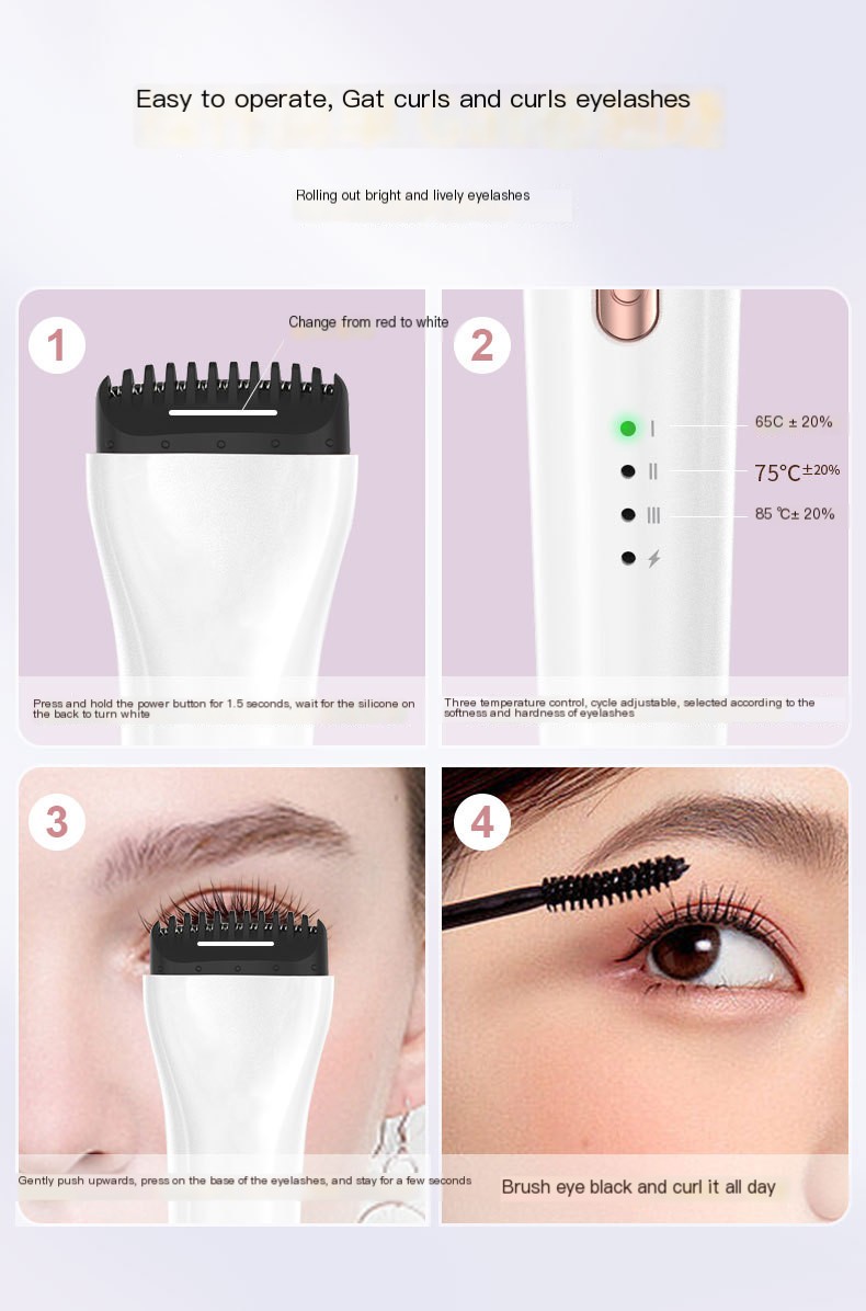 Color options for Electric Heated Eyelash Curler
